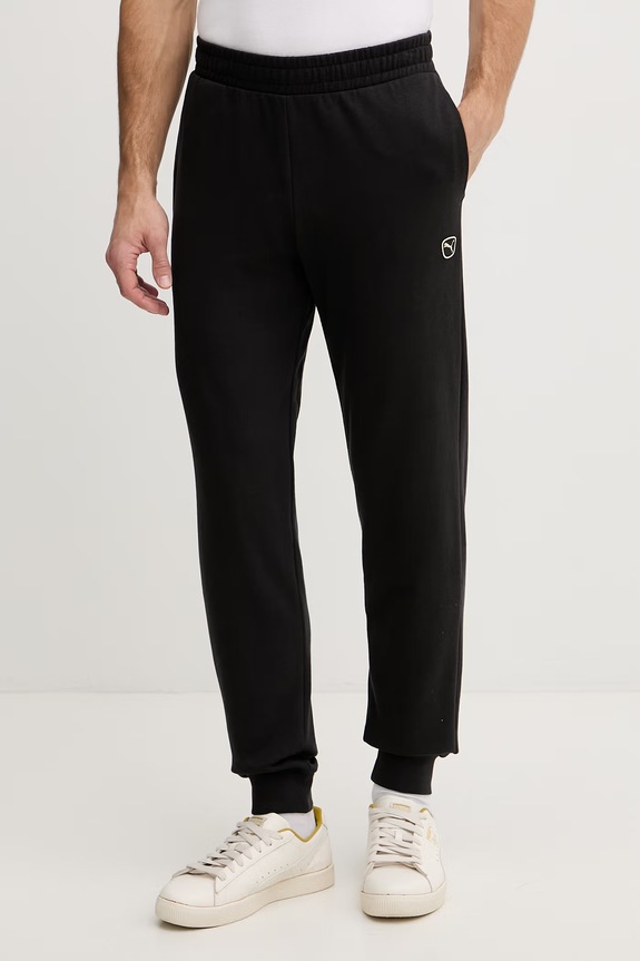 Odjeća Puma komplet trenirka za muškarce od pamuka Essential elevated 691771 crna