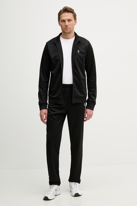 Hummel Set de trening bărbați tricotaj negru 229909.
