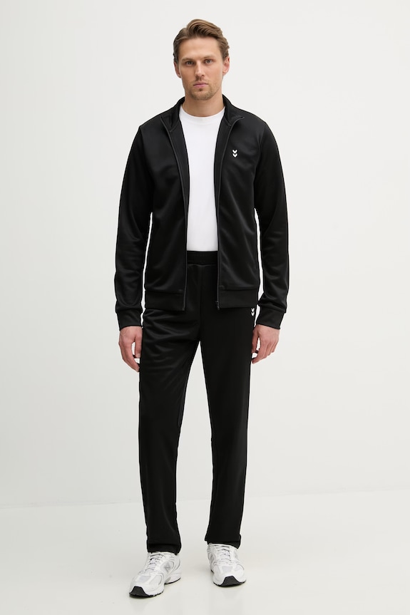 Hummel Set de trening bărbați tricotaj negru 229909.