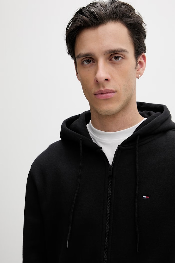 Tommy Jeans σετ φόρμας ανδρικό με βαμβάκι DM0DM23281 μαύρο