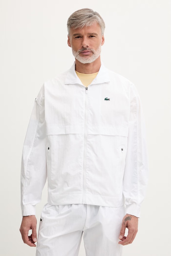 Lacoste compleu de trening pentru bărbați x Novak Djokovic WH9971 alb SS26