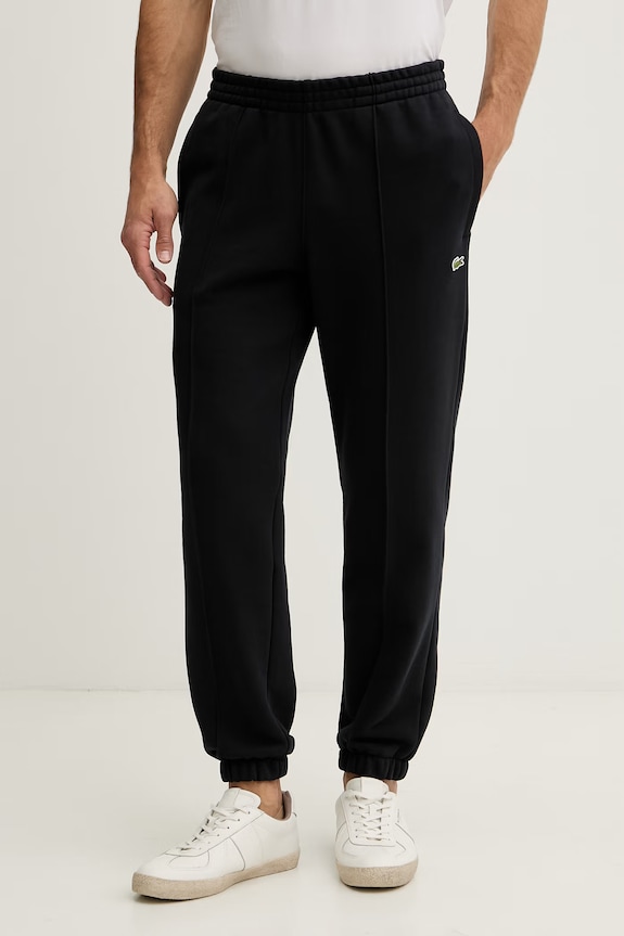 Lacoste pantaloni de trening pentru bărbați din bumbac bleumarin XH1574