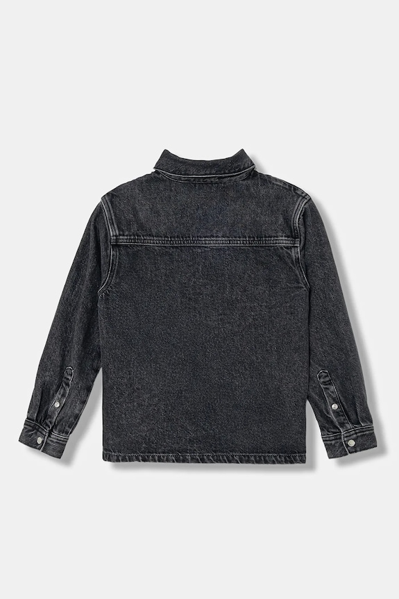 Dječja traper košulja Calvin Klein Jeans IB0IB02624.128.176.PPY2 crna SS26