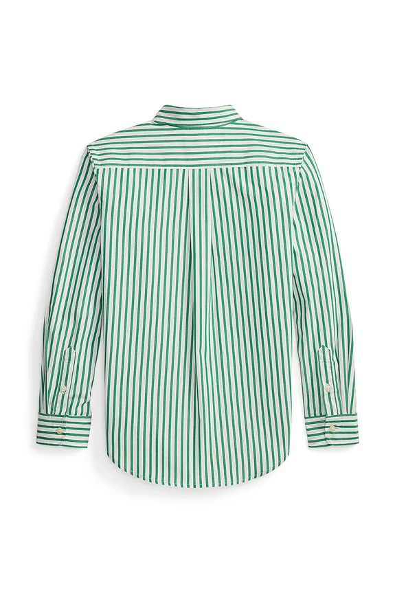 Polo Ralph Lauren koszula bawełniana dziecięca 323979319501 zielony SS26