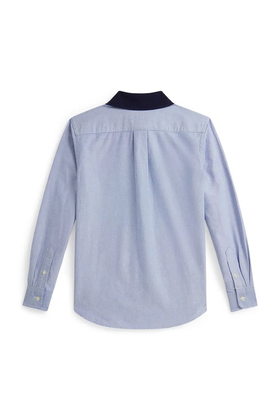 Polo Ralph Lauren cămașă de bumbac pentru copii 323A96286001 albastru SS26