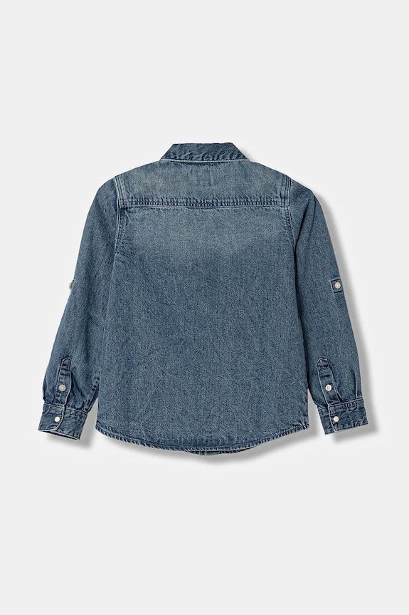 Дитяча джинсова сорочка Guess N6RH00.D4EU0.PPY2 блакитний SS26