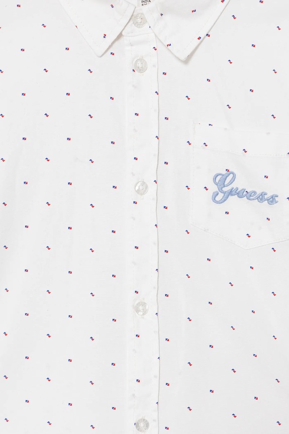 Chłopiec Guess koszula dziecięca N6RH02.WE5W0.PPY2 biały