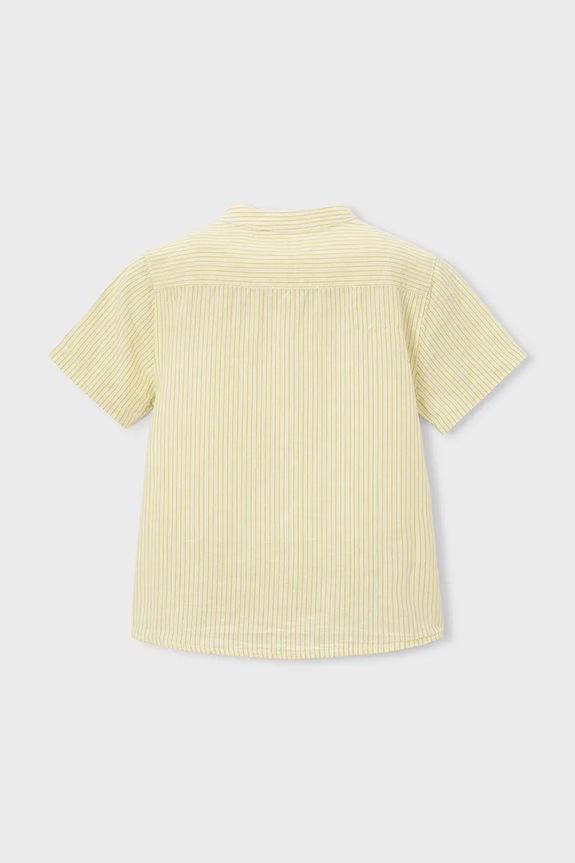 BIMBO Mayoral camicia con lino per bambini 3113.5A.Mini.PPY2 giallo