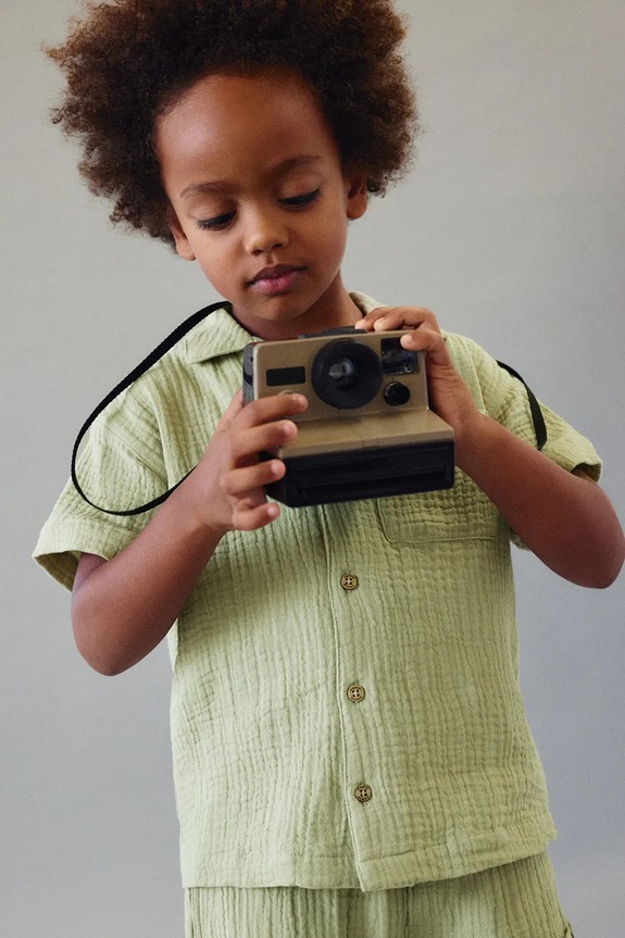 Παιδικό βαμβακερό πουκάμισο Mayoral casual πράσινο 3116.5H.Mini.PPY2