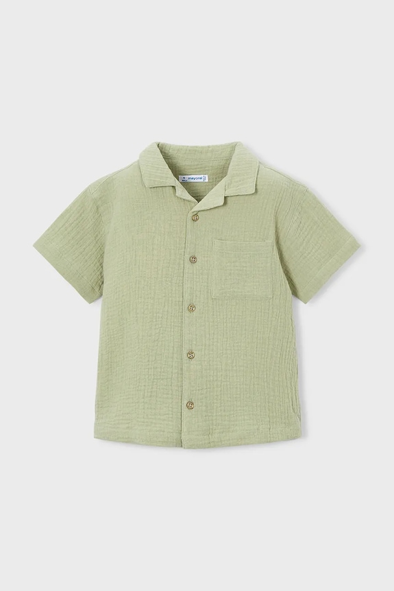 Mayoral gyerek ing pamutból 3116.5H.Mini.PPY2 zöld SS26