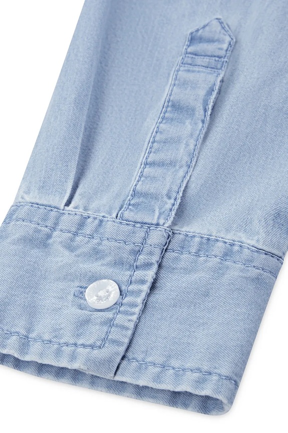 Levi's koszula dziecięca bawełniana BATTERY HOUSEMARK SHIRT niebieski 8EP676