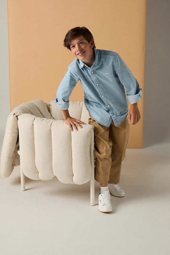 Levi's koszula dziecięca bawełniana BATTERY HOUSEMARK SHIRT 9EP676