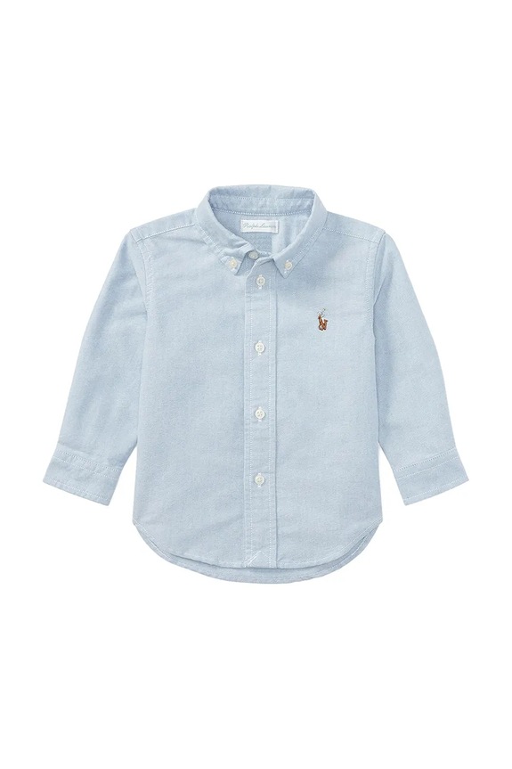 Polo Ralph Lauren košulja za djecu od pamuka plava 320677133002