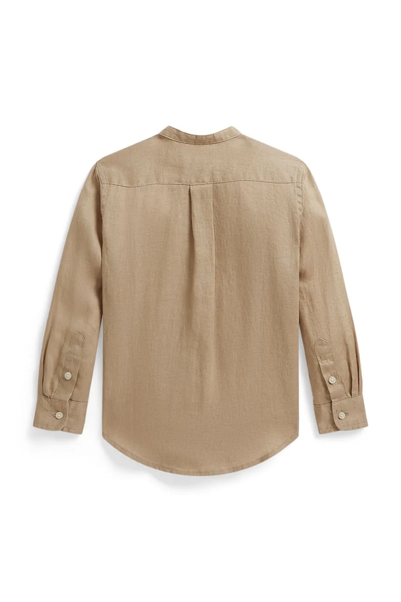 Polo Ralph Lauren koszula dziecięca lniana 322964592502 zielony SS26