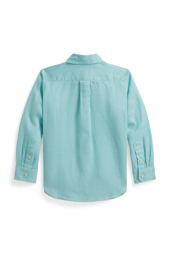 Polo Ralph Lauren Košeľa detská ľanová 322967600506 modrá SS26