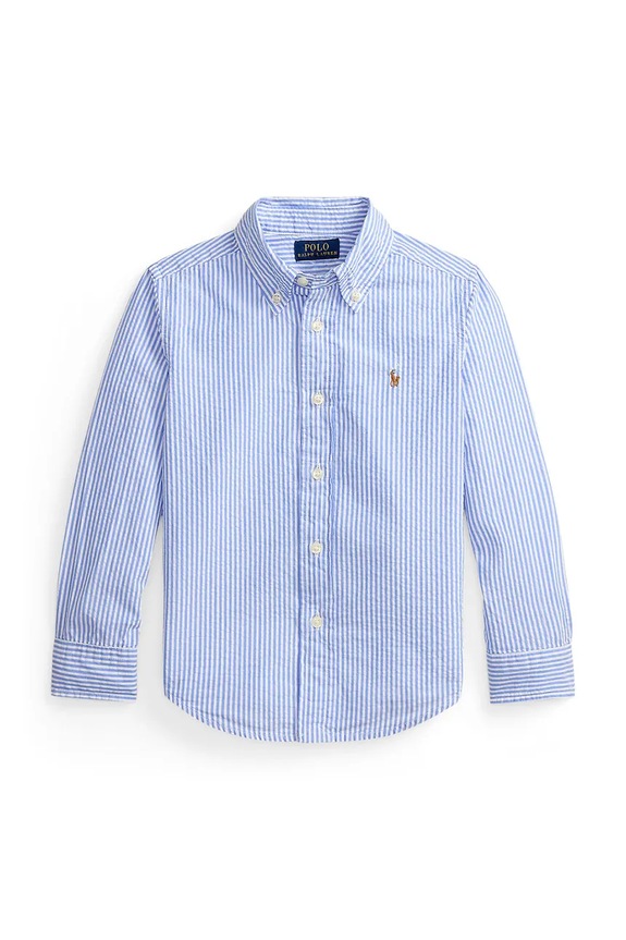 Polo Ralph Lauren oxford košulja za djecu od pamuka plava 322B23251001