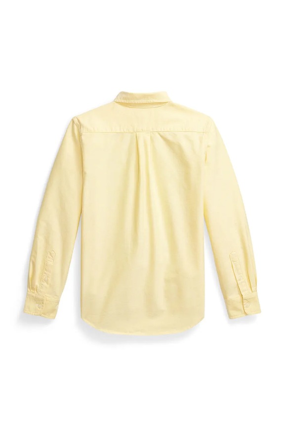 Polo Ralph Lauren koszula bawełniana dziecięca 323A12748003 żółty SS26