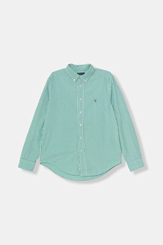 Polo Ralph Lauren gyerek pamut ing zöld 323B23251002