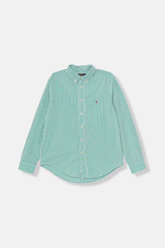 Polo Ralph Lauren gyerek pamut ing zöld 323B23251002
