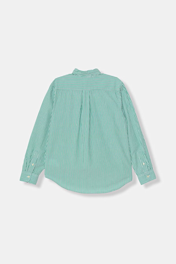 Polo Ralph Lauren gyerek pamut ing 323B23251002 zöld SS26