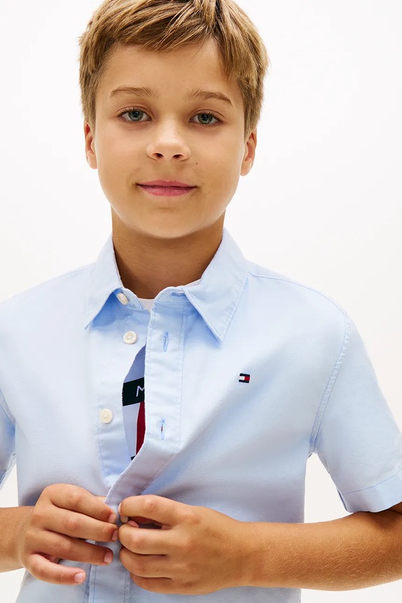 Tommy Hilfiger košeľa detská bavlnená KB0KB09554.128.176.PPY2