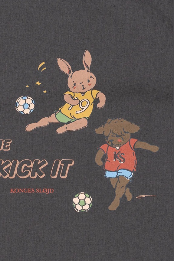 Konges Sløjd koszula dziecięca bawełniana HARVEY SS SHIRT GOTS KS105448.PPY2 szary