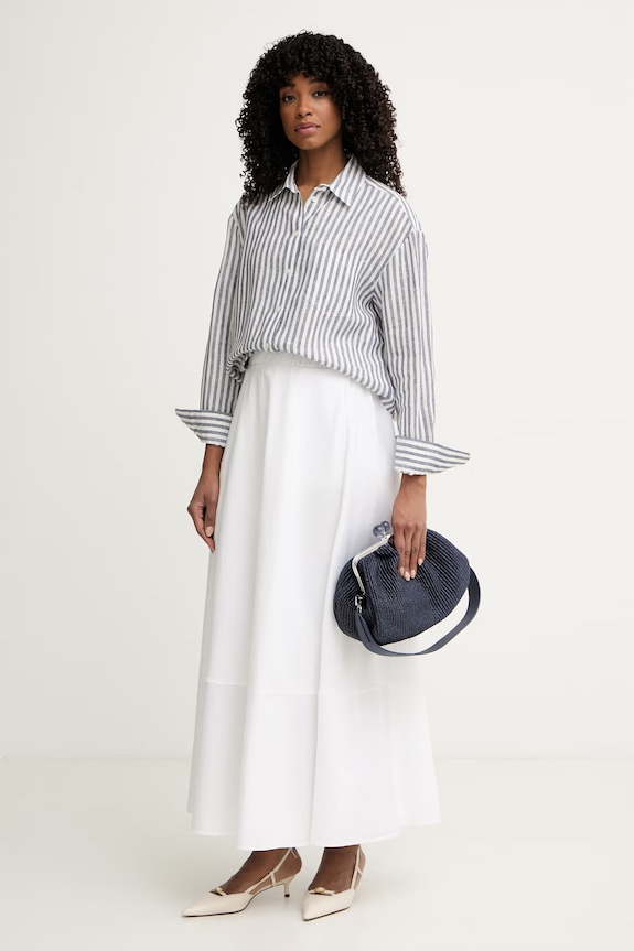 Weekend Max Mara košeľa dámska ALBATRO 2615111082600 tmavomodrá SS26