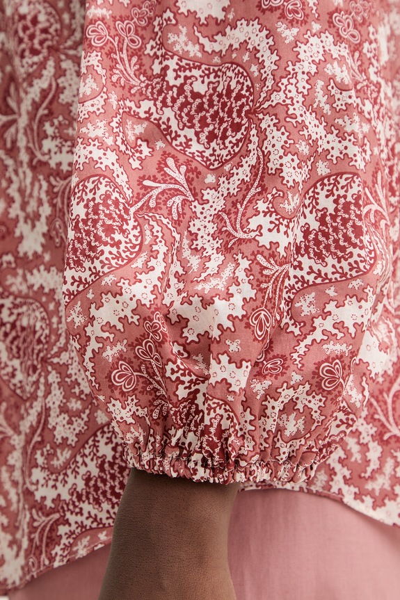 Weekend Max Mara camicia in cotone PERIODI 2615111192600 rosso
