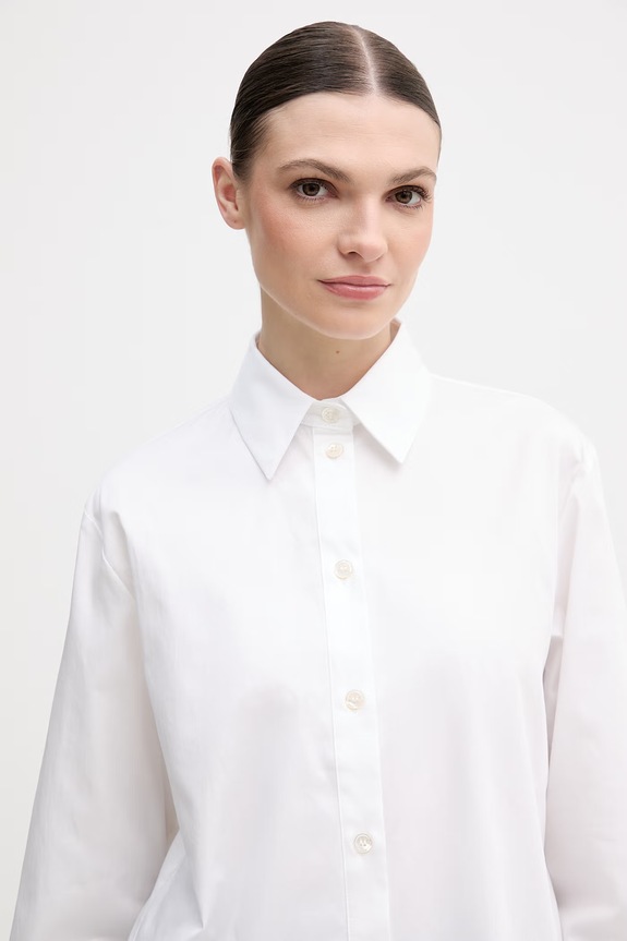 MM by Max Mara koszula bawełniana VELOCE biały 2616111017600