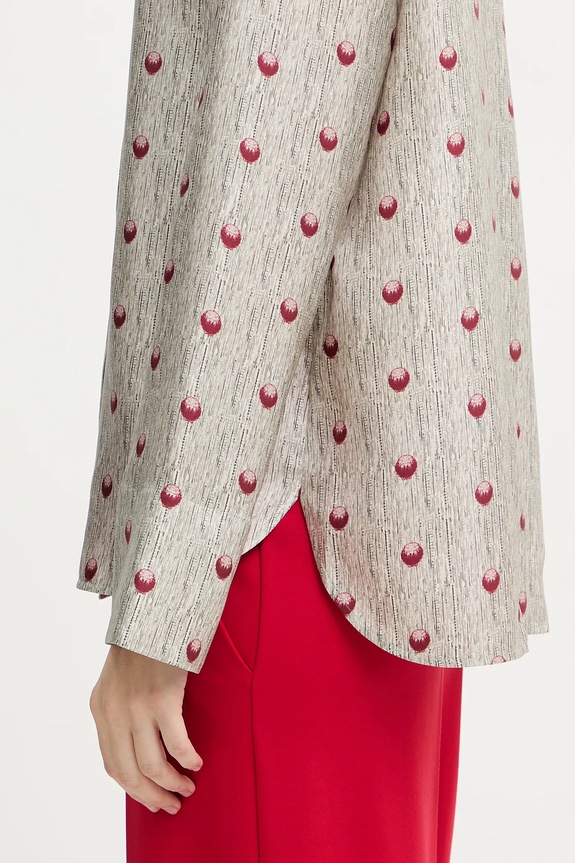 MM by Max Mara koszula jedwabna OSPITE 2616111057600 beżowy