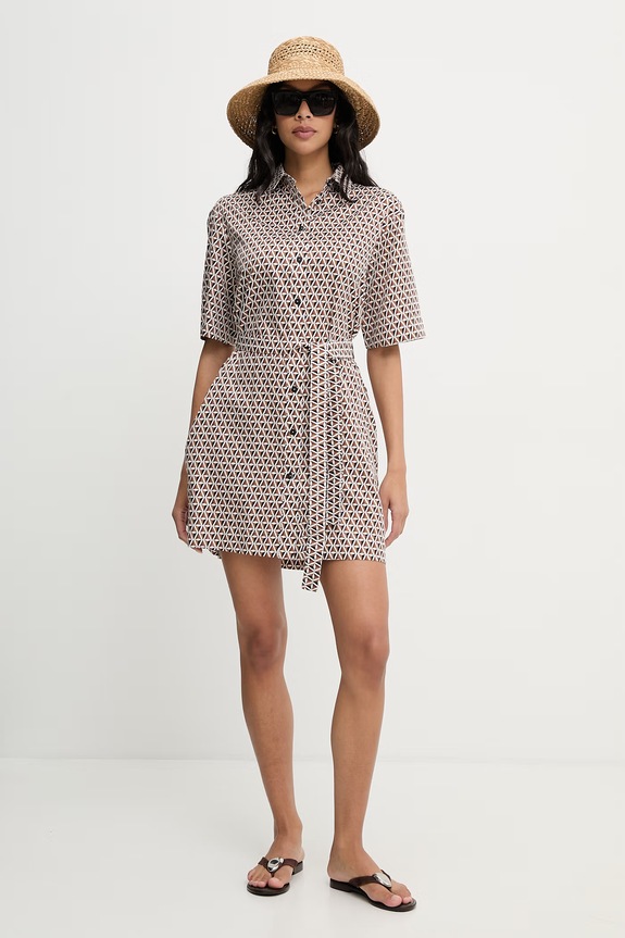 Max Mara Beachwear καλοκαιρινό βαμβακερό BONITO 2616191019600 καφέ SS26