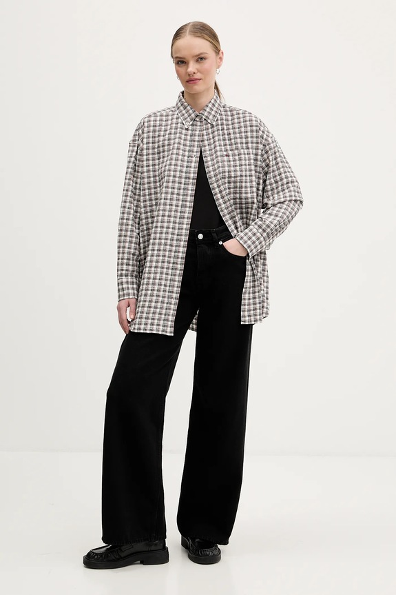 Tommy Jeans camicia DW0DW22063 bianco SS26