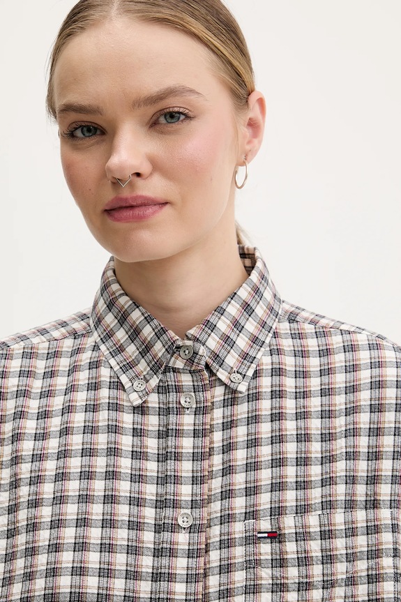 Tommy Jeans camicia bianco DW0DW22063