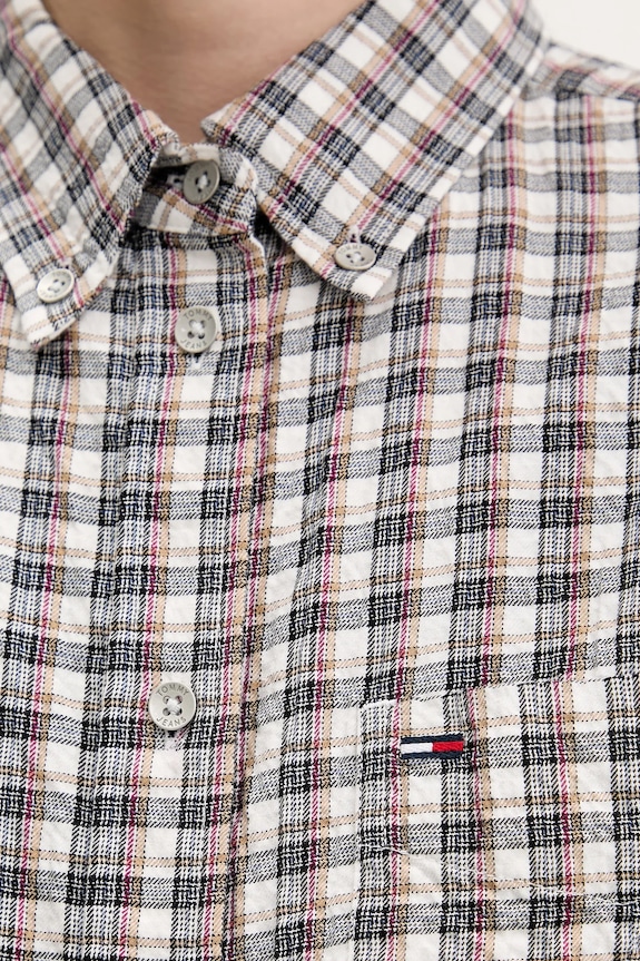 Tommy Jeans camicia DW0DW22063 bianco