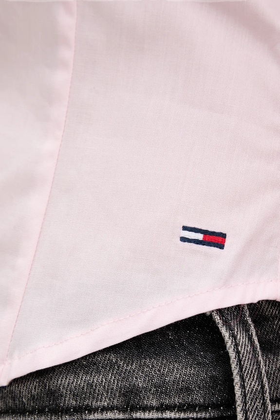 Košeľa Tommy Jeans DW0DW22604 ružová