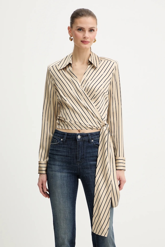 Košeľa Marciano by Guess FATOU regular béžová 6RGH08.7430A