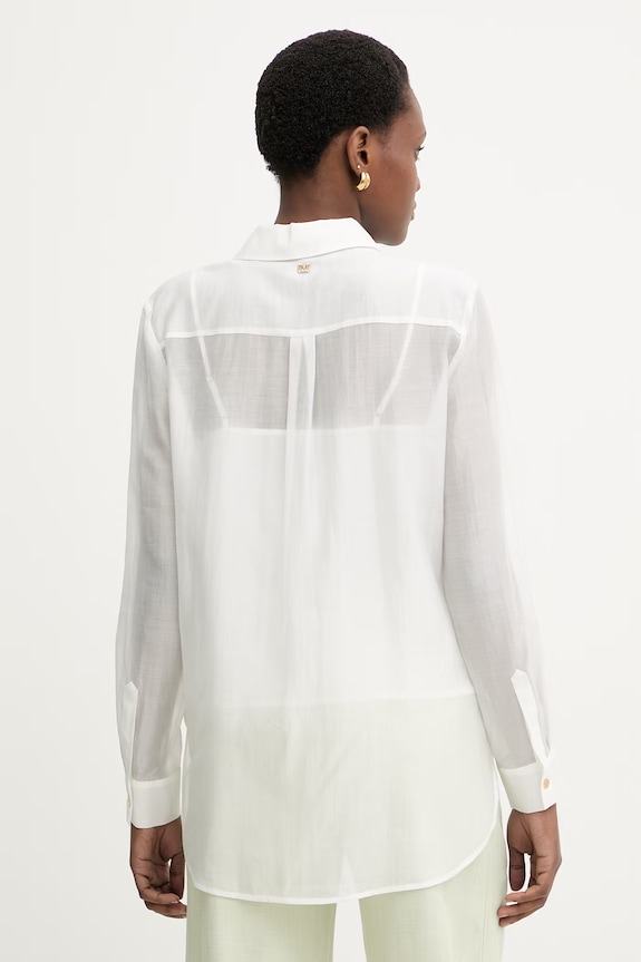 Oblačila Marciano by Guess ženska srajca z lyocellom TEA G6GH23.W2198 bela