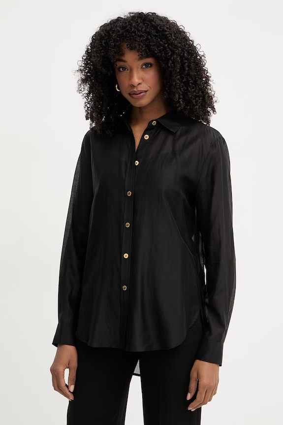 Marciano by Guess srajca ženska z lyocellom TEA črna G6GH23.W2198