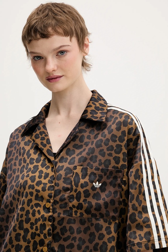 adidas Originals cămașă maro KA2678