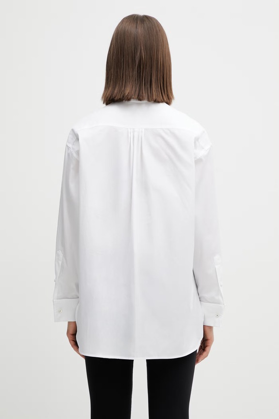 Odzież Kenzo koszula bawełniana FG52CH2799LF biały