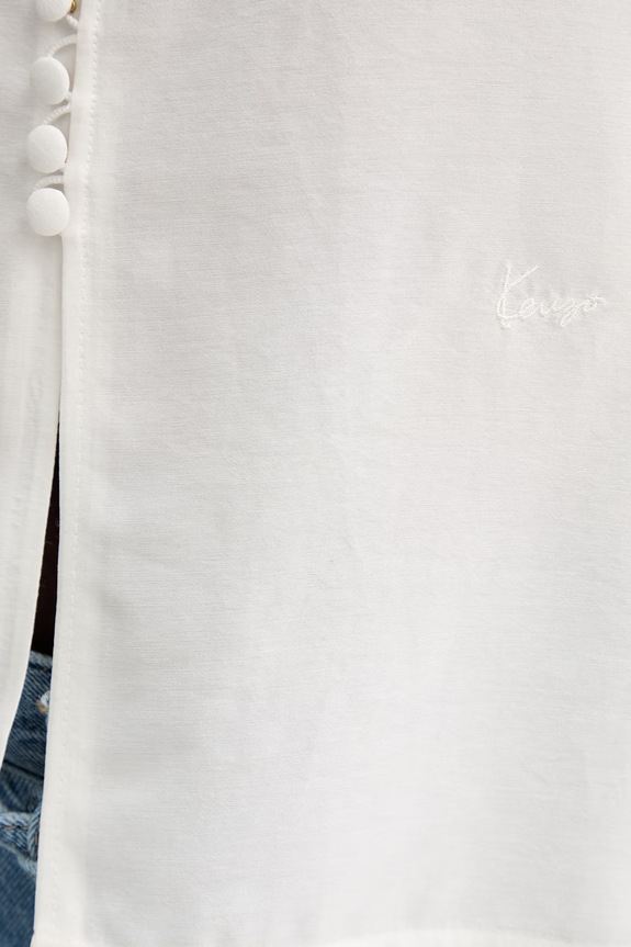 Košile s příměsí hedvábí Kenzo FG52CH2829KA