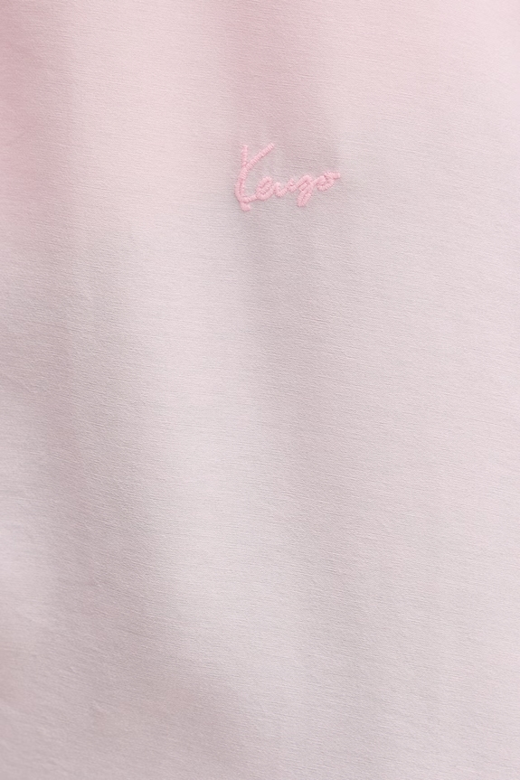 Kenzo košeľa dámska s prímesou hodvábu FG52CH2799KA ružová