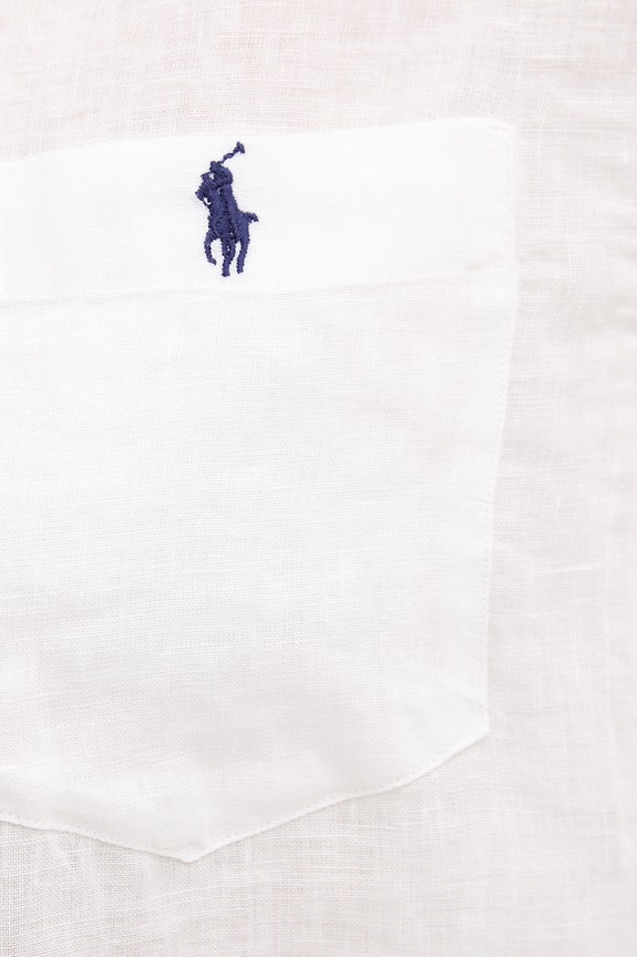 Polo Ralph Lauren košeľa dámska ľanová 211A96160 biela