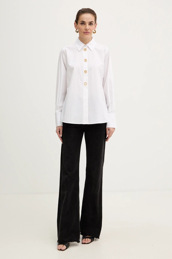 Karl Lagerfeld koszula bawełniana B1W11012 biały SS26