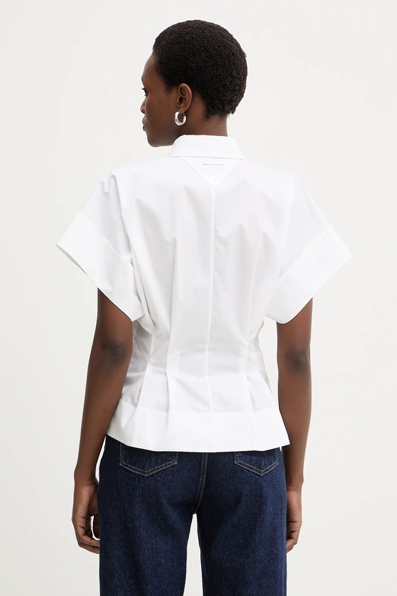 Ρούχα Βαμβακερή μπλούζα Karl Lagerfeld B1W11006 λευκό