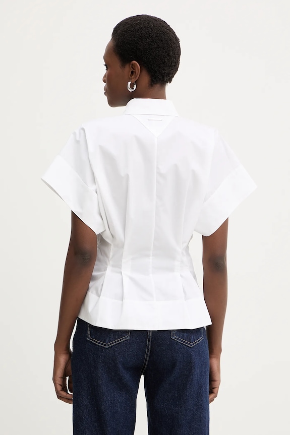 Ρούχα Βαμβακερή μπλούζα Karl Lagerfeld B1W11006 λευκό