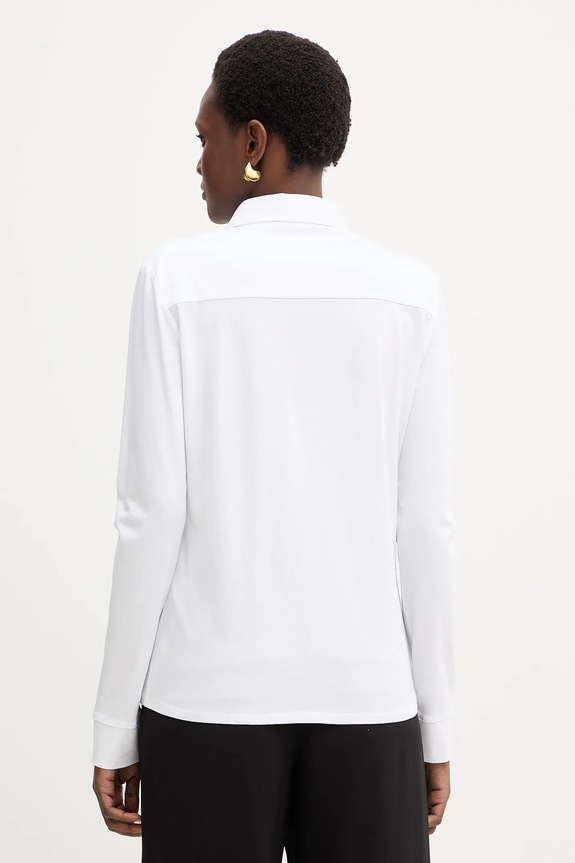 Ρούχα Βαμβακερό πουκάμισο Karl Lagerfeld B1W17078 λευκό