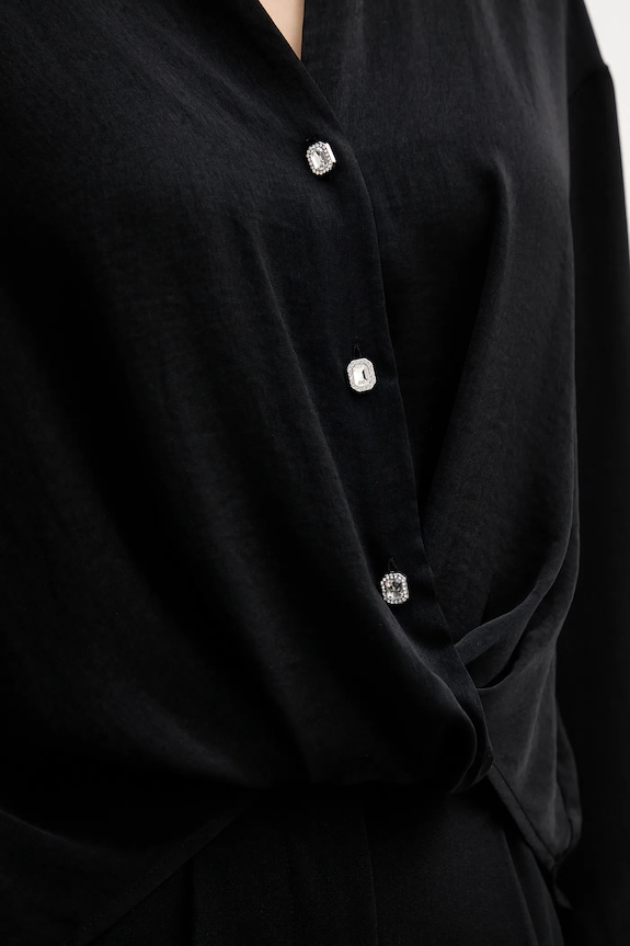 Dkny cămașă DJ6W2192 negru