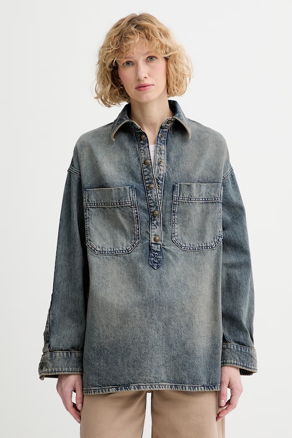 Zadig&Voltaire μπλούζα Γυναικεία ντένιμ μπλε WWSH02282