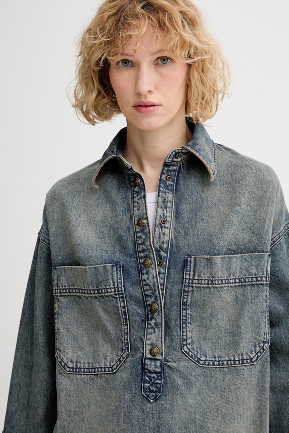 Zadig&Voltaire μπλούζα Γυναικεία ντένιμ μπλε WWSH02282